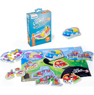 Παιδικό Puzzle Miniland Οχήματα 18 Κομμάτια