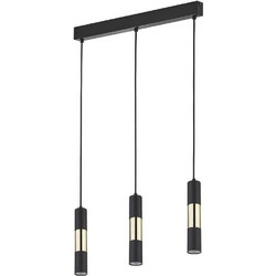 TK Lighting Vivien Κρεμαστό Φωτιστικό Οροφής GU10 Μαύρο 4757