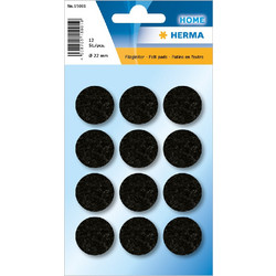 Herma - Προστατευτική Τσόχα Μαύρη O 22 mm 15001