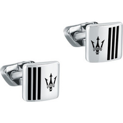 MASERATI CUFFLINKS JM422AVD10 Ασημένια Μανικετόκουμπα