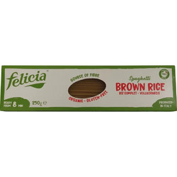 Σπαγγέτι Καστανού Ρυζιού, Felicia, Bio, 250γρ