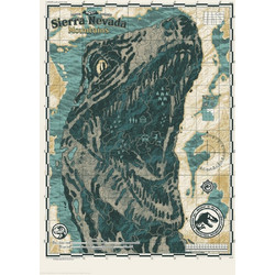 JURASSIC WORLD - Nevada Moutains - Art Print - Limited Edition 'A3'