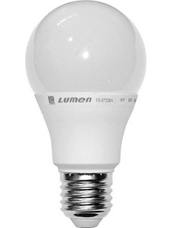 Λάμπα led A60 αχλάδι E27 6W 230V 4000k ενδιάμεσο λευκό φως 600 lumen λευκό σώμα ματ κάλυμμα - 13-272261