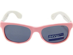 Invu Παιδικά Γυαλιά Ηλίου Polarized Ροζ Λευκά K2402Q
