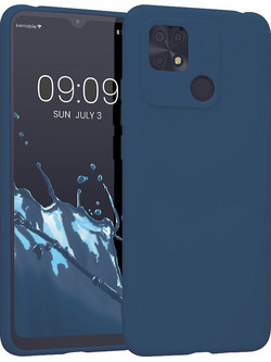 ΘΗΚΗ XIAOMI REDMI 10C / REDMI 10 POWER 6.71" NEMO ΜΑΤΤ SOFT SILICON TPU ΣΚΟΥΡΟ ΜΠΛΕ