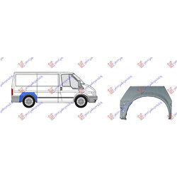 Φρυδι Πισω Κοντο Δεξια Ford Transit 00-06 - 097308671