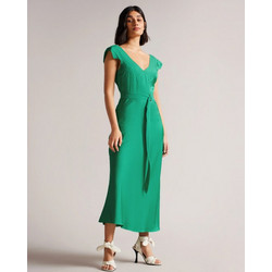 Ted Baker Noemi Midi Φόρεμα Πράσινο 259734