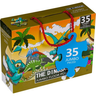 Παιδικό Puzzle Jumbo Ο Κόσμος Των Δεινοσαύρων 35 Κομμάτια