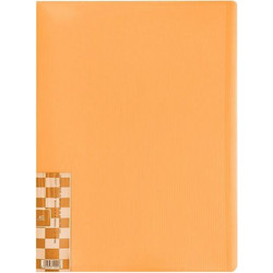 Σουπλ FLUO Α4, με 40 διαφανείς θήκες, 21X29 (Α4) Πορτοκαλί 40
