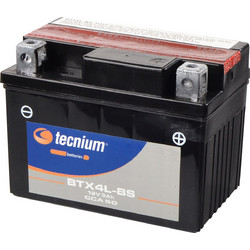 Tecnium Μπαταρία Μοτοσυκλέτας BTX4L-BS 50A 3Ah