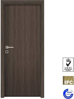 Εσωτερική πόρτα Laminate Καρυδιά τρισδιάστατο