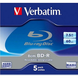 Verbatim Εγγράψιμα BD-R 2x 7.5GB 5τμχ