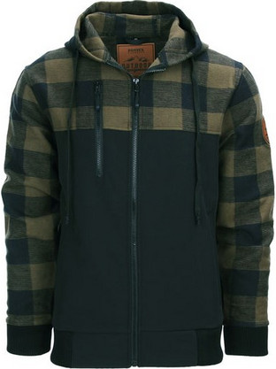 Fostex Garments Αδιάβροχο Μπουφάν με Κουκούλα Lumbershell jacket black/olive
