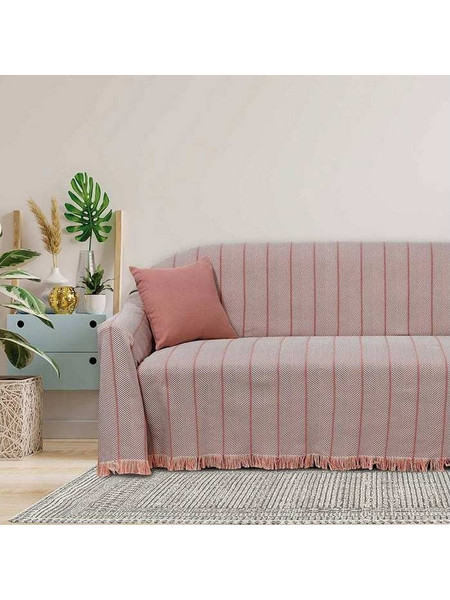 Das Home Ριχτάρι Τριθέσιου Καναπέ 180x300 0231 Εκρού-Σομόν
