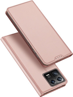 Dux Ducis Skin Pro Case Xiaomi 13 Flip Card Wallet Stand Pink
