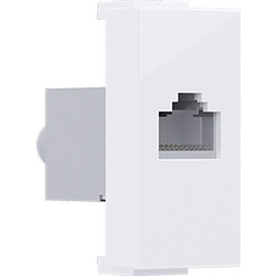 Acaelec Modys Πρίζα Τηλεφώνου RJ11 CAT3 IP20 Λευκό (10101312430)