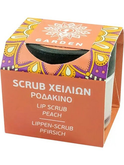 Garden Of Panthenols Peach Lip Ενυδατικό Scrub Προσώπου 12gr