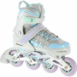 Nils Extreme NA 1186 Inline Αυξομειούμενα Rollers Παιδικά Γκρι Τιρκουάζ
