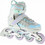 Nils Extreme NA 1186 Inline Αυξομειούμενα Rollers Παιδικά Γκρι Τιρκουάζ