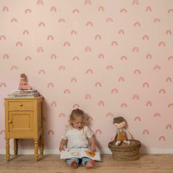 Little Dutch Παιδική Ταπετσαρία Υφασμάτινη Little Rainbow Pink Μ53xΥ1000εκ.Κωδικός: 31525212