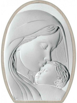 Prince Silvero Εικόνα Παναγία Ασημένια 9.5x12.50εκ.Κωδικός: 30554547