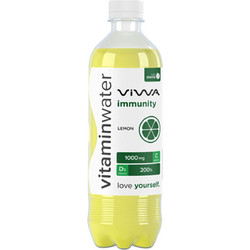Vegan Βιταμινούχο Νερό Body Immunity C1000+D με Λεμόνι Viwa 600ml