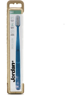 Jordan Green Clean Soft Οδοντόβουρτσα Μπλε