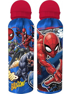 Justnote Spider-Man Παιδικό Μπουκάλι Αλουμινίου Μπλε 500ml