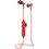 Yookie K334 Ακουστικά Bluetooth In Ear Red