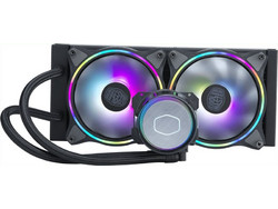 Cooler Master MasterLiquid ML240 Illusion Υδρόψυξη CPU 120mm RGB για Socket AM2 / AM2+ / AM3 / AM3+ / FM1 / FM2 / 115x / 2011 / 2066 / 2011-3 / AM4 / FM2+ / 1200
