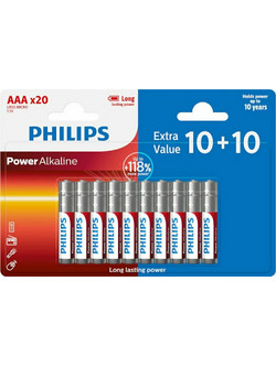 Philips Power Alkaline AAA 20τμχ