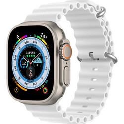 Dux Ducis OceanWave Version Λουράκι Σιλικόνης White (Apple Watch 38 / 40 / 41mm)