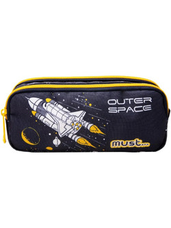 Must Energy Outer Space Κασετίνα με 2 Θήκες Μπλε 000585101