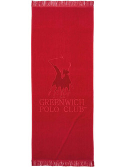 Greenwich Polo Club 3657 Πετσέτα Θαλάσσης Κόκκινη 90x190cm