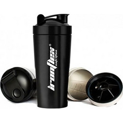 IronFlex Steel Shaker (750 ml) - Black