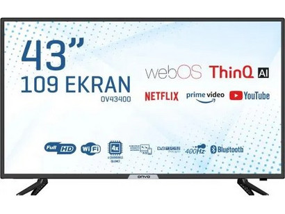 ONVO OV43400 Smart Τηλεόραση 43" Full HD DLED (2022)