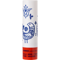 Korres 1 Άγριο Τριαντάφυλλο Lip Balm με Χρώμα 6gr