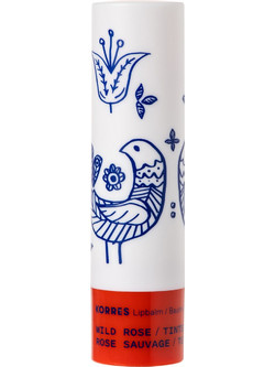 Korres 1 Άγριο Τριαντάφυλλο Lip Balm με Χρώμα 6gr