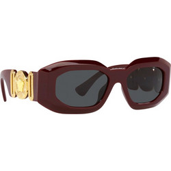 Versace VE 4425U 5365/87 Γυναικεία Γυαλιά Ηλίου Πολυγωνικά Κοκάλινα Μπορντό με Μαύρο Polarized Φακό