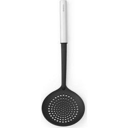 Brabantia 1003272 Ρηχή Κουτάλα Ξαφρίσματος Τρυπητή από Πλαστικό Μαύρη