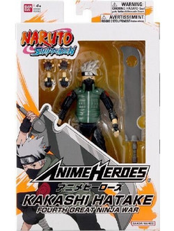 Bandai Naruto Shippuden Kakashi Hatake Fourth Great Ninja War 17cm