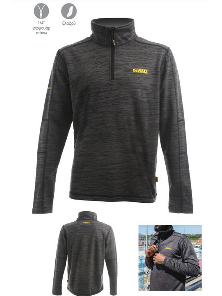 DEWALT DWC149-004 Μακρυμάνικο Φούτερ Εργασίας JONESBORO FLEECE Γκρι Extra Large