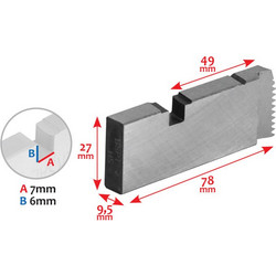 ΜΑΧΑΙΡΙΑ 1"-2" BSPT,ΒΙΔΟΛ.ΤΤ-50 HSS
