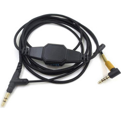 2m For Boom Microphone V-MODA Computer Gaming Headphone Cable(Gold Plug) (OEM)