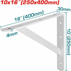 TOTAL ΓΩΝΙΑ Β.Τ ΛΕΥΚΗ 25 Χ 40cm (THDSB1016)