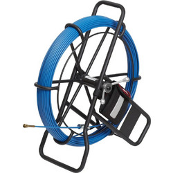 Ατσαλίνα Yαλόνημα Φ6mm/50m (Στροφείο) Μπλε