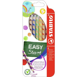 Stabilo Easy Start Left Ξυλομπογιές Σετ 6τμχ