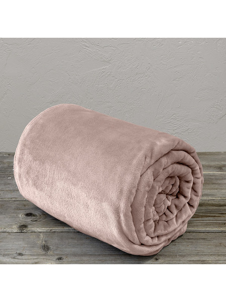 Κουβέρτα Fleece Υπέρδιπλη (220x240) Kocoon Meleg Light Pink