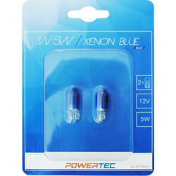 M-tech W5W Powertec Xenon Blue 12V 5W 2τμχ