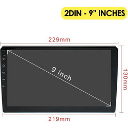 Ηχοσύστημα Αυτοκινήτου Universal 2DIN (Bluetooth/AUX/GPS) με Οθόνη Αφής 9" 100801 100801